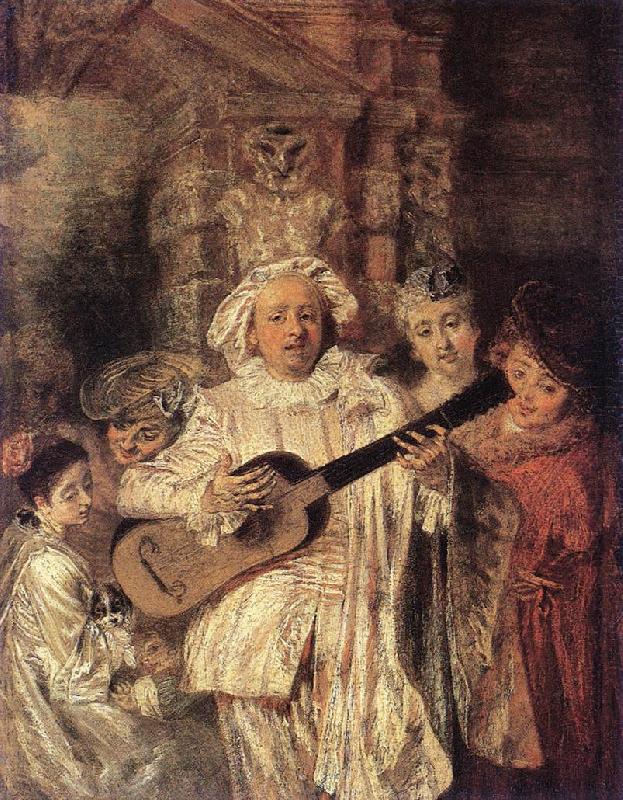 WATTEAU, Antoine Gilles and his Family oil painting image